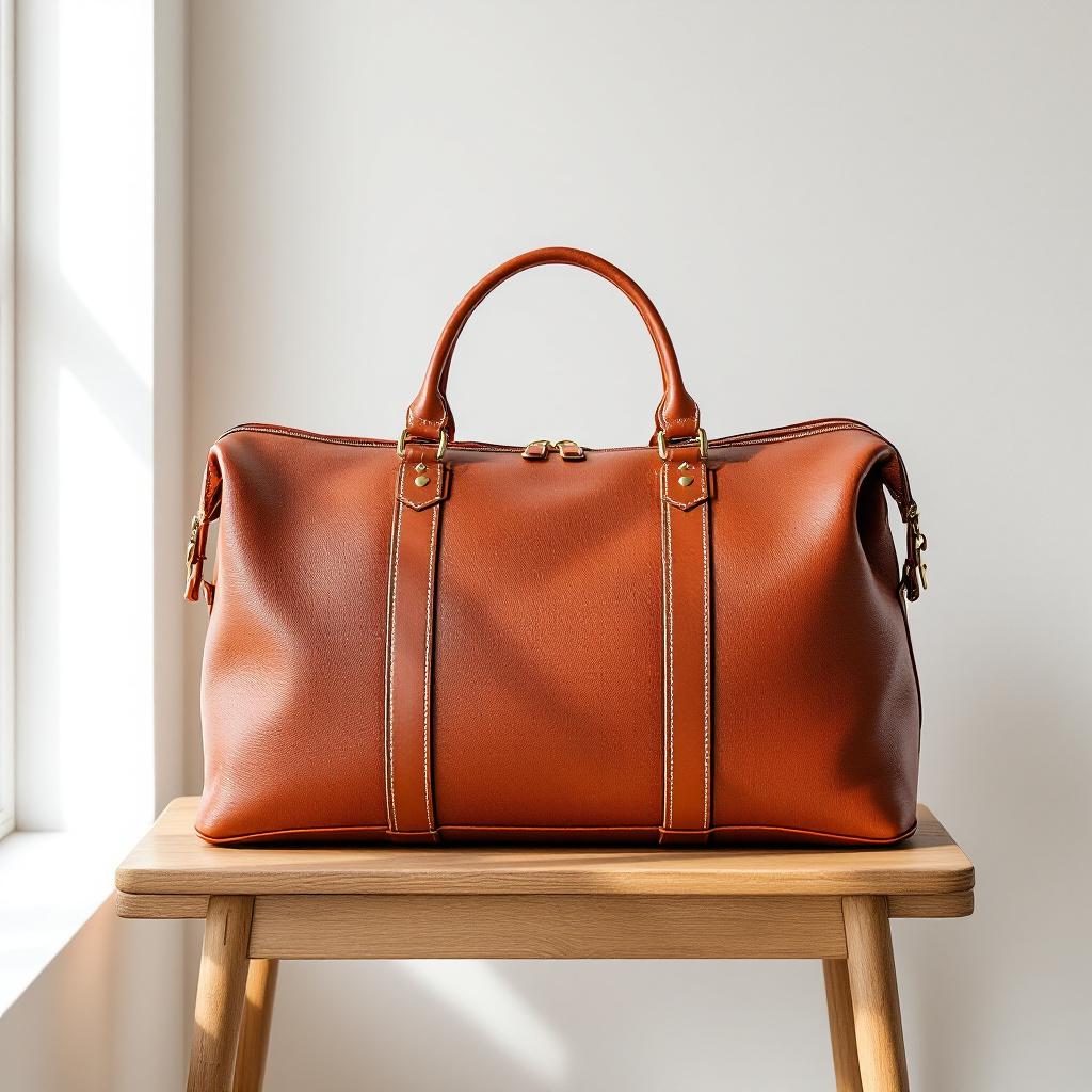 Florence Leather Weekender